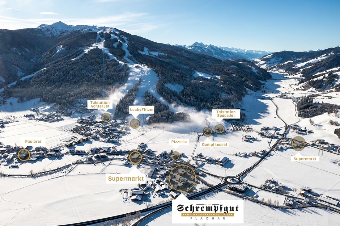 Lageplan Schrempfgut Flachau